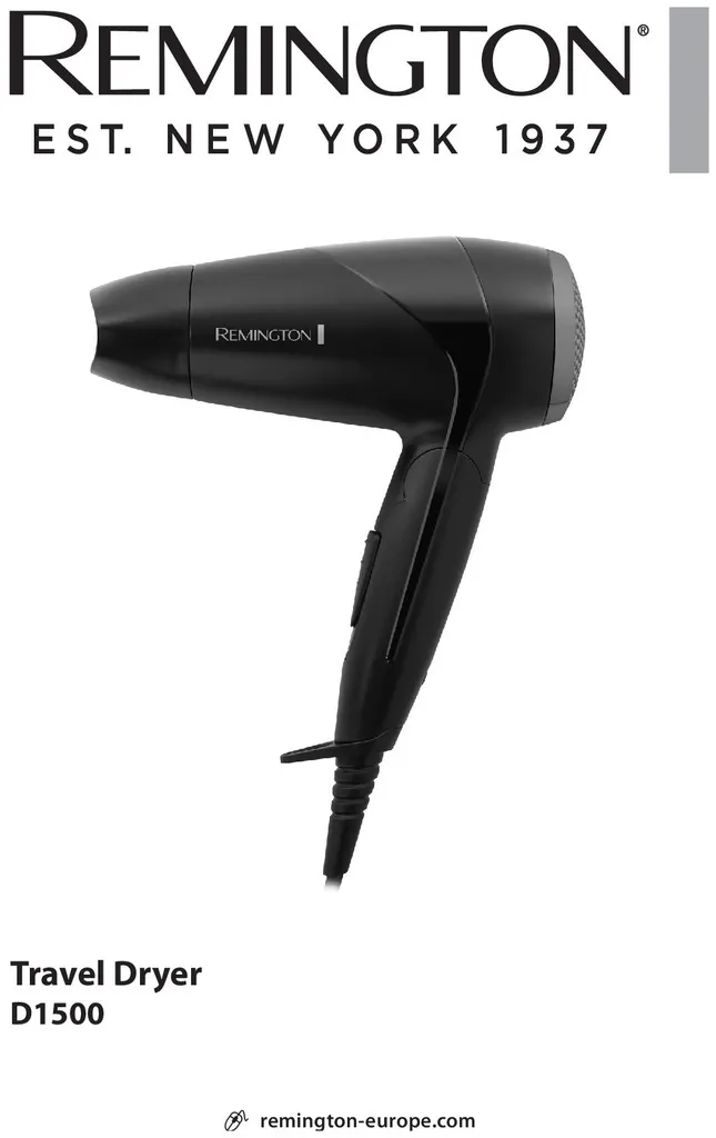 Remington On The Go Sèche-cheveux D1500