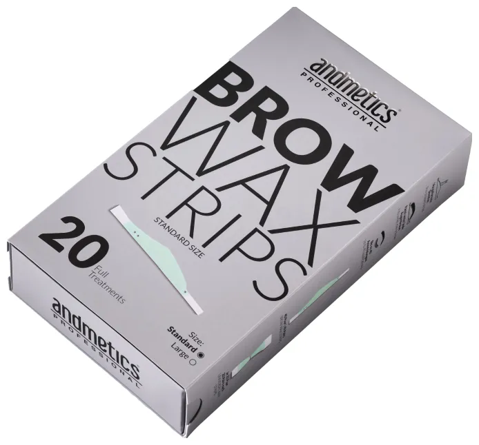 andmetics professional Brow Wax Strips Standard
