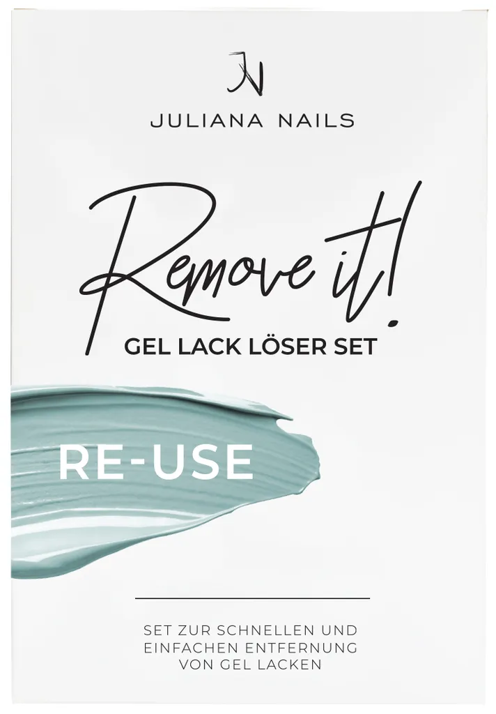Juliana Nails Gel Lack Set Ré-utilisable pour retirer le Gel Lack