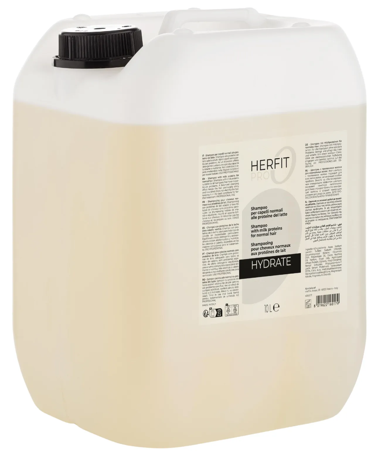 Xanitalia Herfit Pro Shampooing pour cheveux normaux 10L