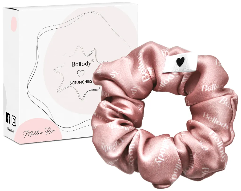 Bellody Original Scrunchies en soie - Classic Black