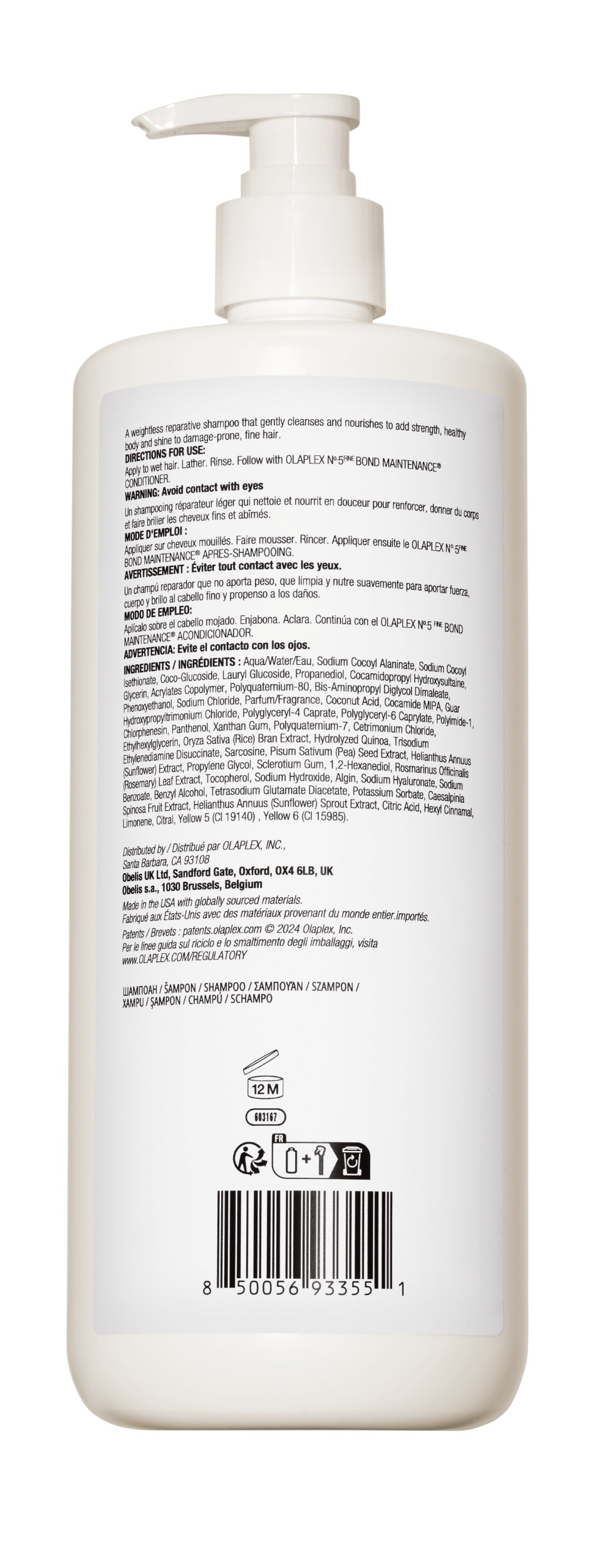 Olaplex No.4 Fine Bond Maintenance Shampooing 1000 ml