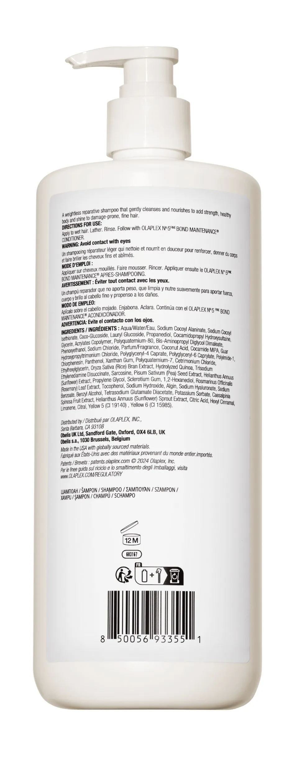 Olaplex No.4 Fine Bond Maintenance Shampooing 1000 ml