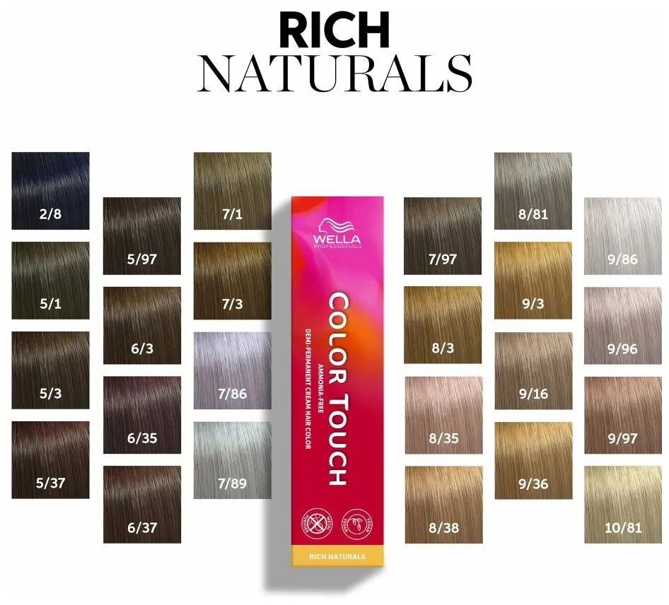 Wella Color Touch Rich Naturals 60ml - 5/1 Châtain clair cendré