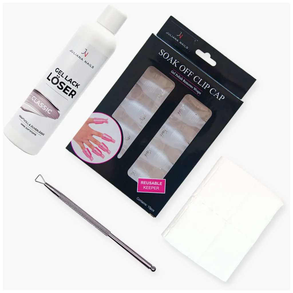 Juliana Nails Gel Lack Set Ré-utilisable pour retirer le Gel Lack