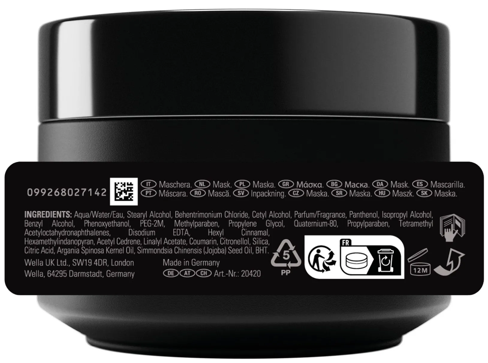 Sebastian Dark Oil Masque Lisse & Brillance