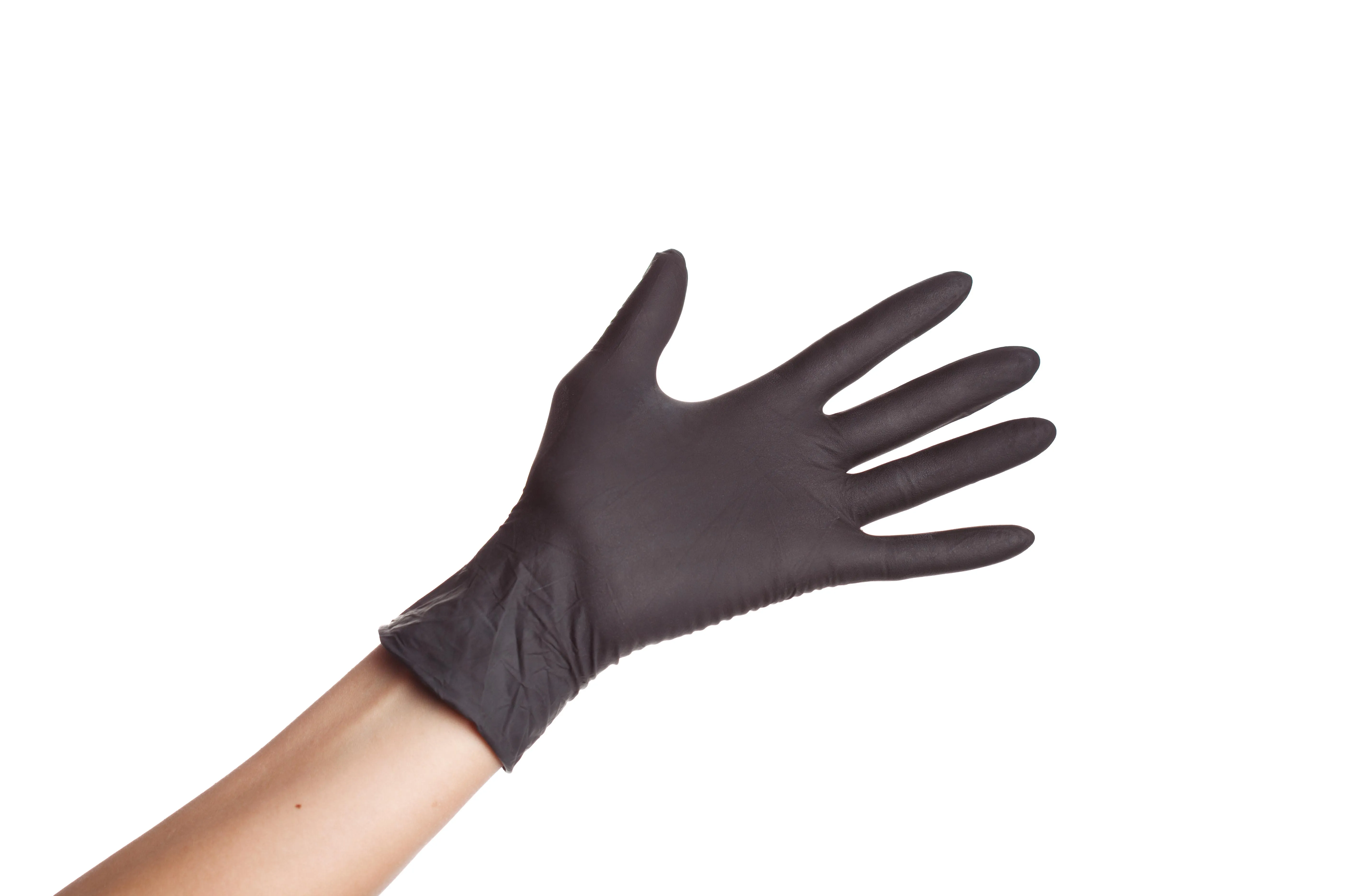 Gants nitrile Xanitalia, sans poudre, taille : S