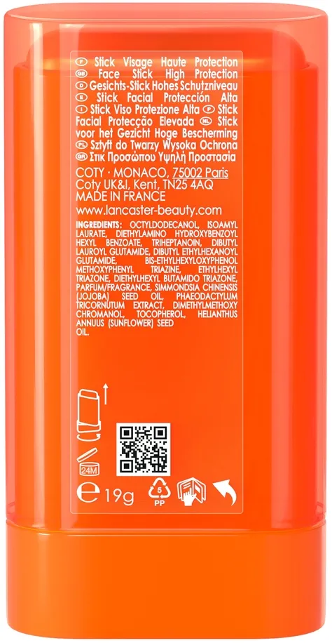 Lancaster Sun Beauty Stick Visage SPF50